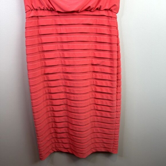 Adrianna Papell salmon mother of‎ the bride dress size 10 - Picture 3 of 8